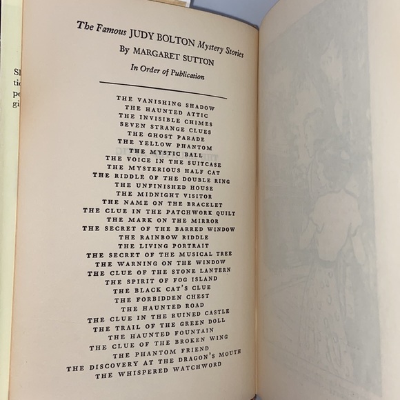 A Judy Bolton Mystery The Haunted Attic by Margaret Sutton Hardcover Vintage - Picture 7 of 13
